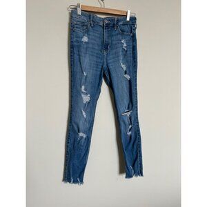 Hollister High Rise Crop Super Skinny Jeans - Size 5R